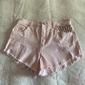 Cute Pink Gloria Vanderbilt Jean Shorts Size 8